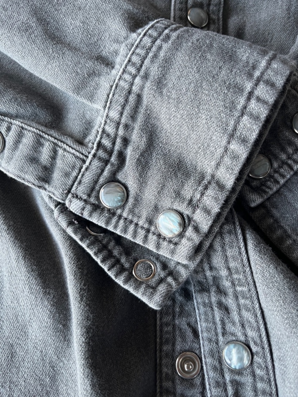 Madewell Men's Charcoal Grey Shirt Jacket - Picture 3 of 7